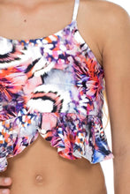 CIENFUEGOS - Ruffle Tankini Bikini • Multicolor